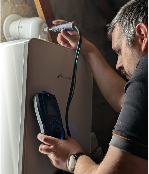PPG services servicing a boiler